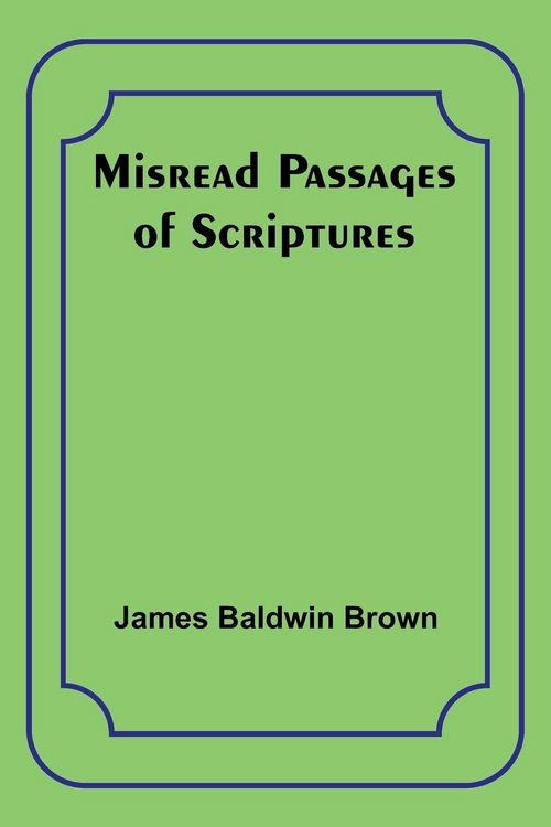 Produktbild: Misread Passages of Scriptures