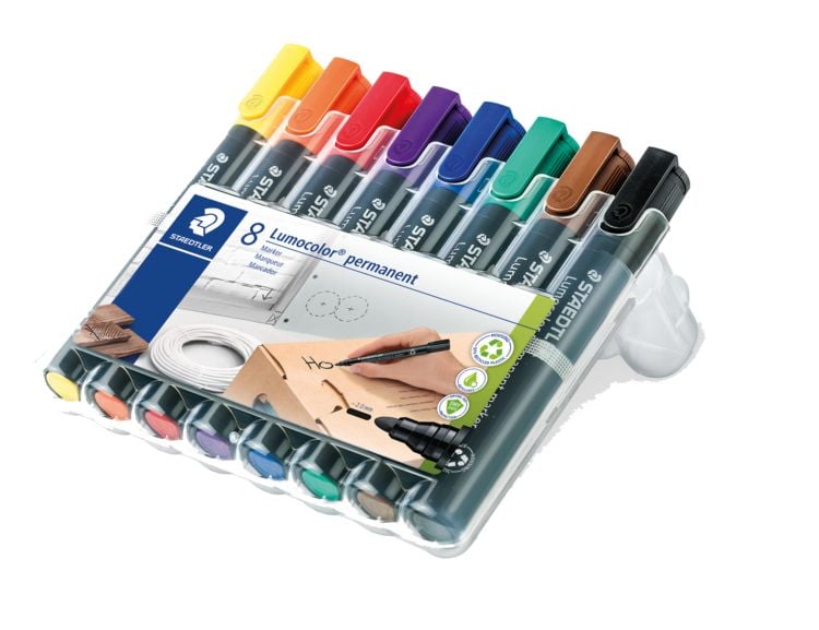 Produktbild: STAEDTLER Permanent Marker Lumocolor 8er Set