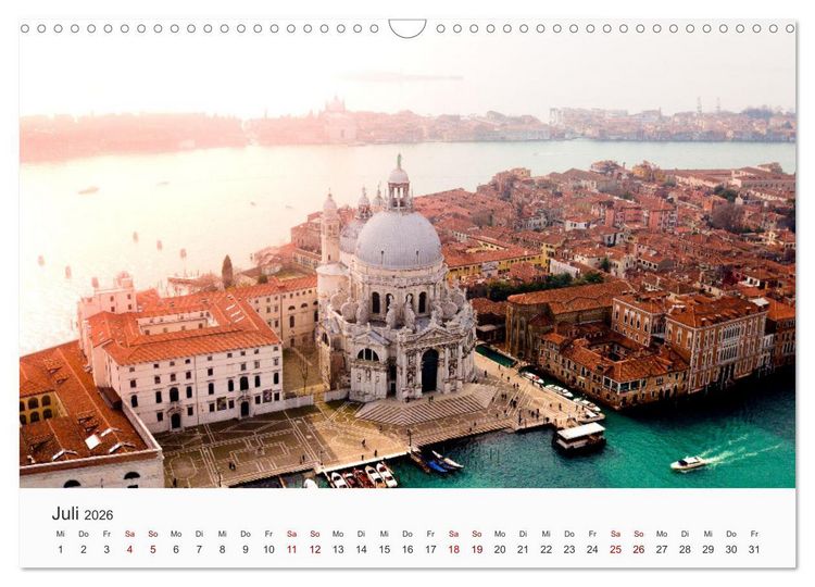 Produktbild: Italien - einzigartige Motive (Wandkalender 2026 DIN A3 quer), CALVENDO Monatskalender