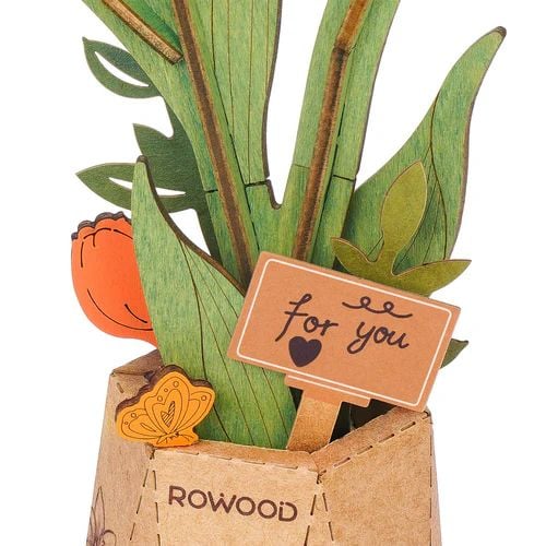 Produktbild: Book Nook DIY Blume Orange Tulpe