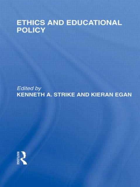 Produktbild: Ethics and Educational Policy (International Library of the