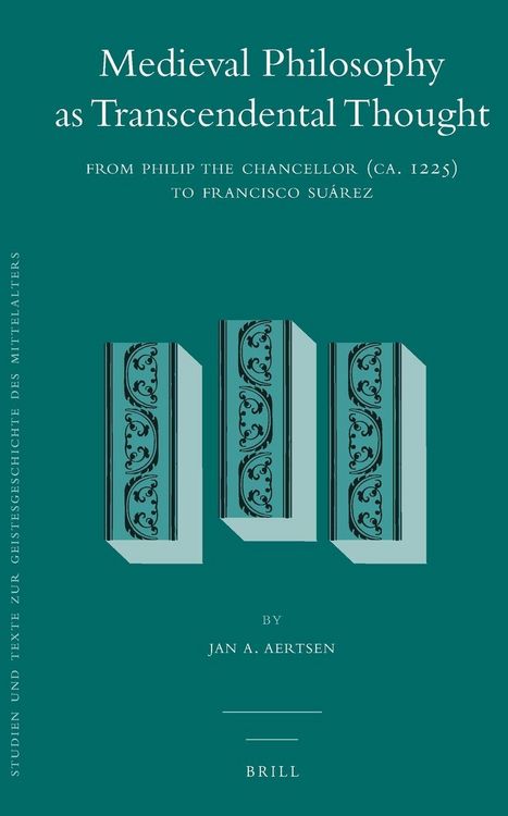 Produktbild: Medieval Philosophy as Transcendental Thought