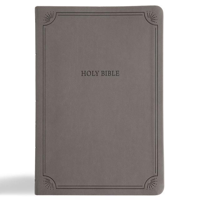 Produktbild: NASB Large Print Thinline Bible, Value Edition, Charcoal Leathertouch