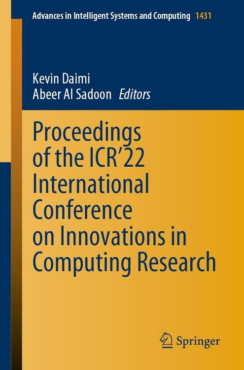 Produktbild: Proceedings of the ICR'22 International Conference on Innovations in Computing Research