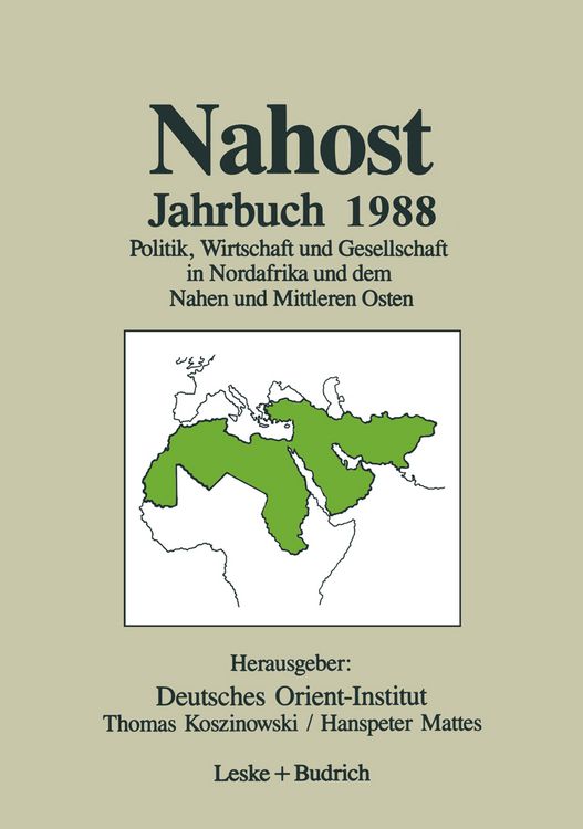 Produktbild: Nahost Jahrbuch 1988
