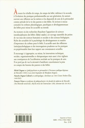 Produktbild: Temps et rythmes en p&eacute;rinatalit&eacute;