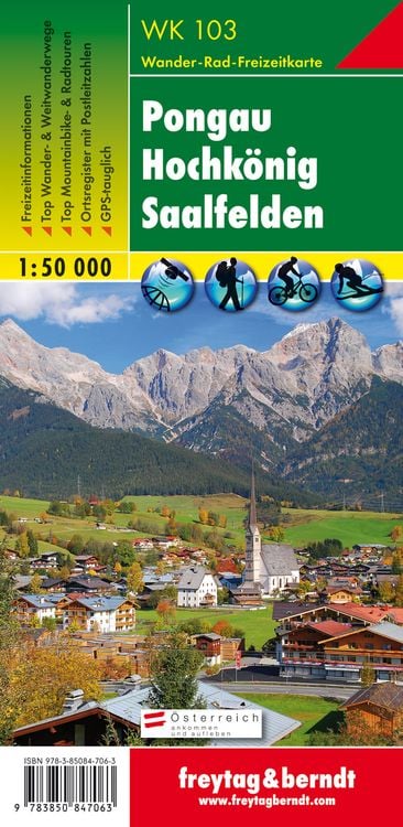 Bild vom Artikel Pongau, Hochkönig, Saalfelden 1 : 50 000. WK 103 vom Autor Freytag-Berndt und Artaria KG
