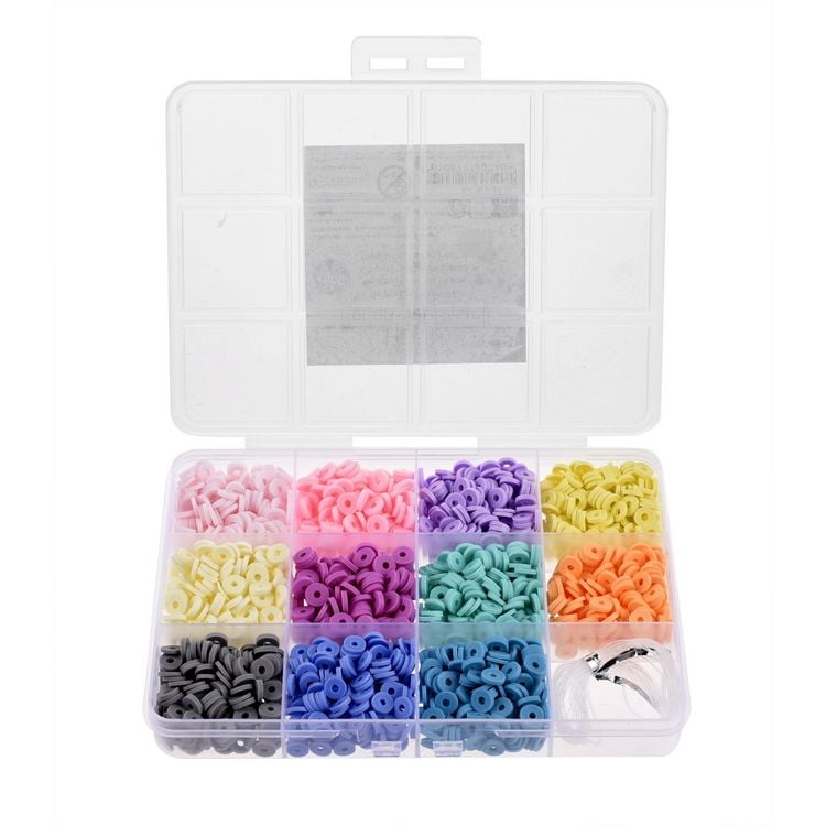 Produktbild: Heishi-Perlen-Set pastell ca.1.000St./pcs