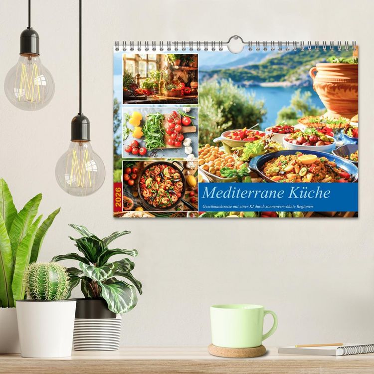 Produktbild: Mediterrane K&uuml;che (Wandkalender 2026 DIN A4 quer), CALVENDO Monatskalender
