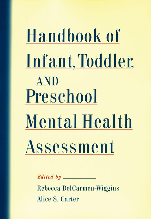 Produktbild: Handbook of Infant, Toddler, and Preschool Mental Health Assessment