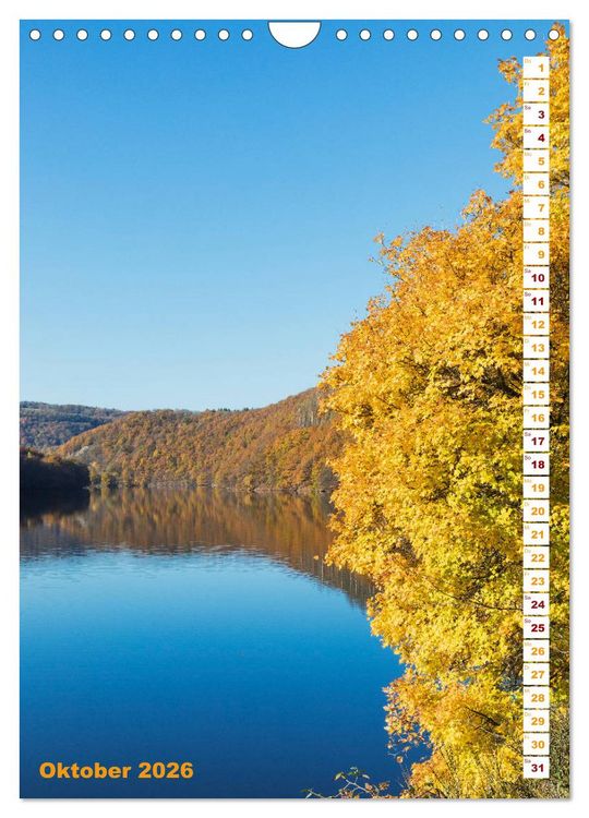 Produktbild: EIFEL - Kraftorte Wald und Wasser (Wandkalender 2026 DIN A4 hoch), CALVENDO Monatskalender