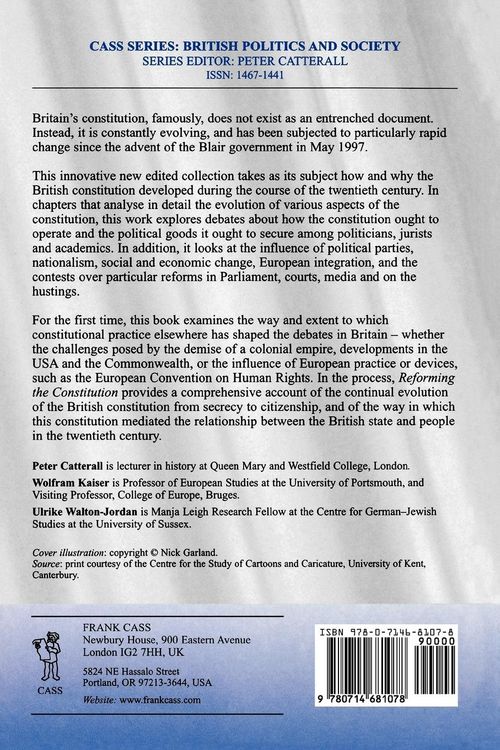 Produktbild: Reforming the Constitution