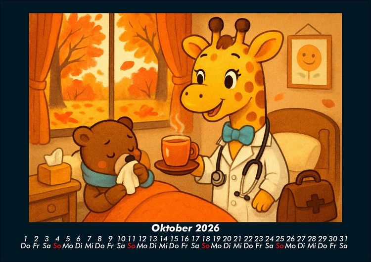 Produktbild: Nala entdeckt ihren Beruf als &Auml;rztin 2026 Fotokalender DIN A5