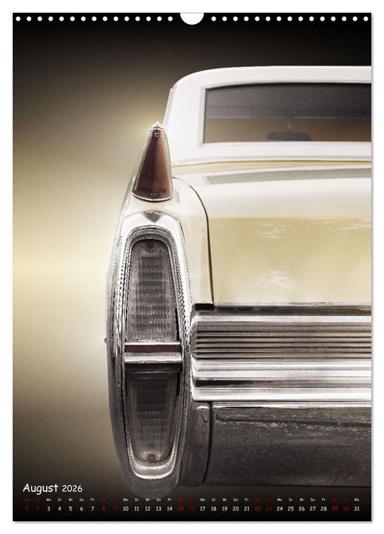 Produktbild: Amerikanische Autos 1950er bis 1980er Favoriten (Wandkalender 2026 DIN A3 hoch), CALVENDO Monatskalender