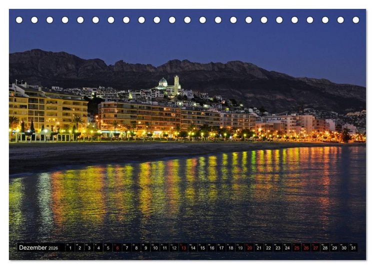Produktbild: Costa Blanca - Spaniens wei&szlig;e K&uuml;ste (Tischkalender 2026 DIN A5 quer), CALVENDO Monatskalender