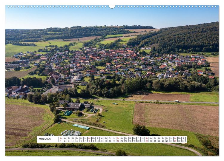 Produktbild: Die Ringgau D&ouml;rfer (Wandkalender 2026 DIN A2 quer), CALVENDO Monatskalender