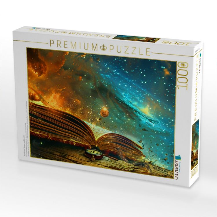 Produktbild: CALVENDO Puzzle Planetares Wissen aus B&uuml;chern | 1000 Teile Lege-Gr&ouml;&szlig;e 64x48cm Foto-Puzzle f&uuml;r gl&uuml;ckliche Stunden