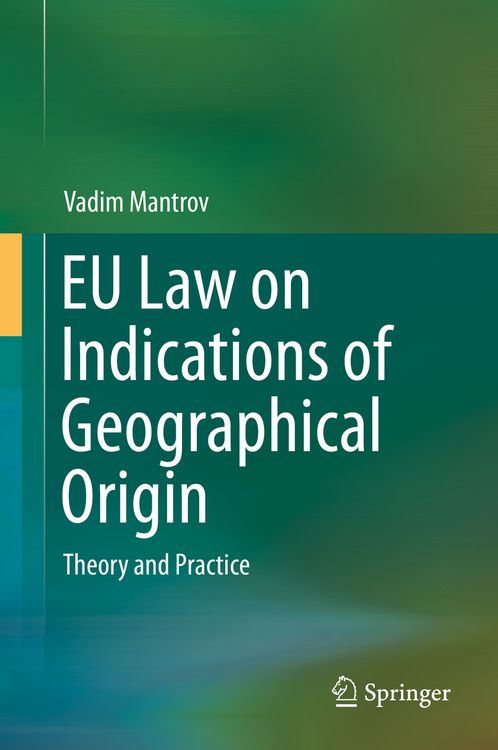 Produktbild: EU Law on Indications of Geographical Origin