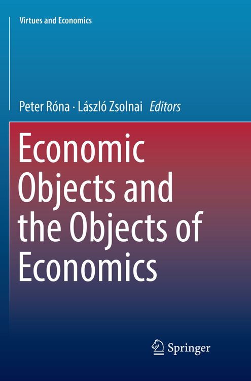Produktbild: Economic Objects and the Objects of Economics