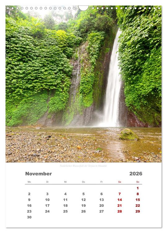 Produktbild: Reiseimpressionen durch Bali (Wandkalender 2026 DIN A3 hoch), CALVENDO Monatskalender