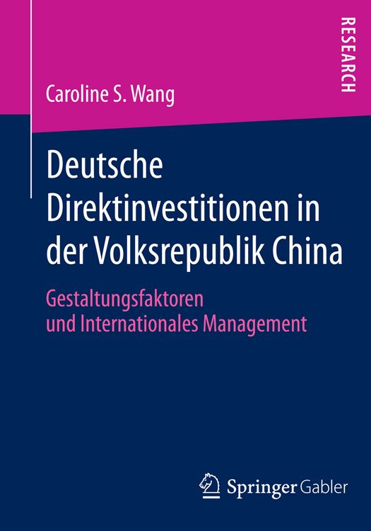 Produktbild: Deutsche Direktinvestitionen in der Volksrepublik China