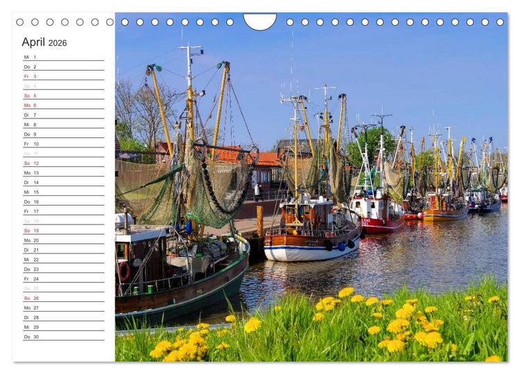 Produktbild: Ostfriesland - zwischen Watt und Moor (Wandkalender 2026 DIN A4 quer), CALVENDO Monatskalender