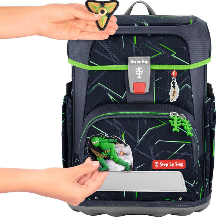 Produktbild: STEP BY STEP&reg; Schulrucksack-Set Cloud 5teilig, Ninja Kimo