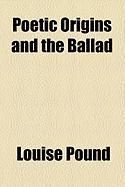 Produktbild: Poetic Origins and the Ballad