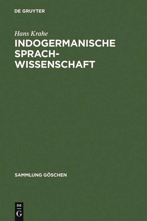 Produktbild: Indogermanische Sprachwissenschaft