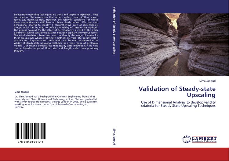 Produktbild: Validation of Steady-state Upscaling