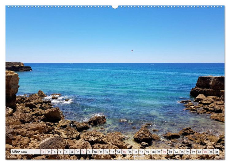Produktbild: Algarve zum Tr&auml;umen (hochwertiger Premium Wandkalender 2026 DIN A2 quer), Kunstdruck in Hochglanz