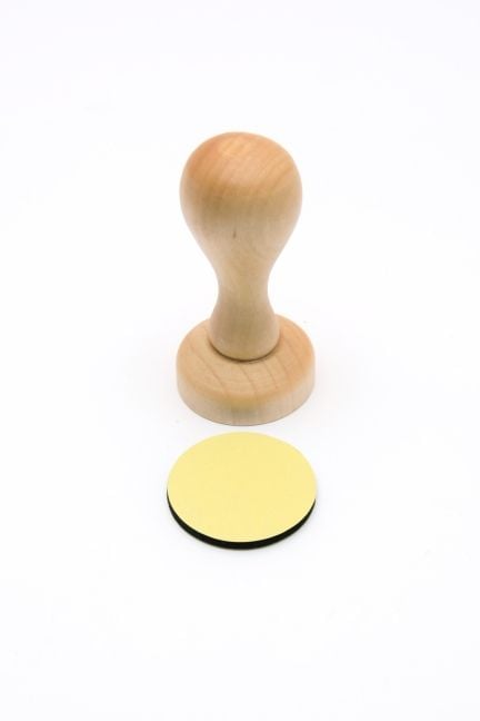 Produktbild: Holzstempelgriff, rund