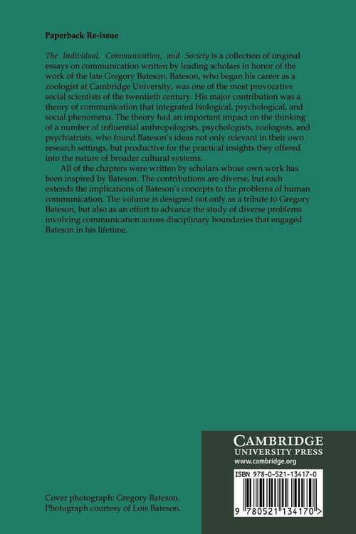 Produktbild: The Individual, Communication, and Society