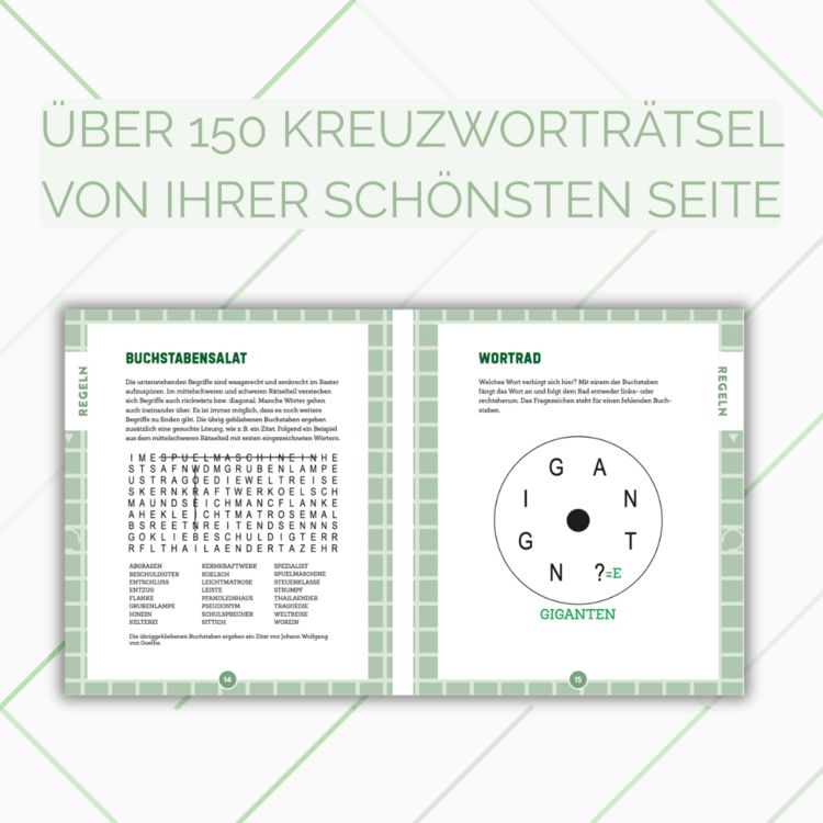 Produktbild: R&auml;tselwelten &ndash; Kreuzwortr&auml;tsel Vielfalt 4 | Der R&auml;tselklassiker in vielen wundersch&ouml;nen Formen: klassische Kreuzwortr&auml;tsel, Wortr&auml;tsel und mehr
