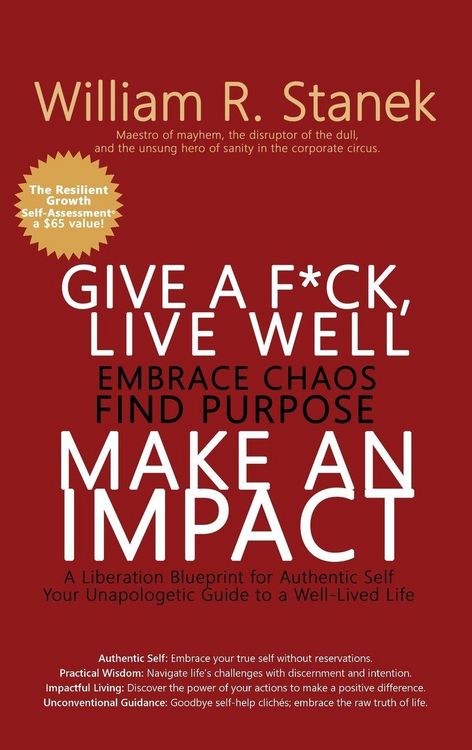 Produktbild: Give a F*ck, Live Well, Embrace Chaos, Find Purpose, Make an Impact