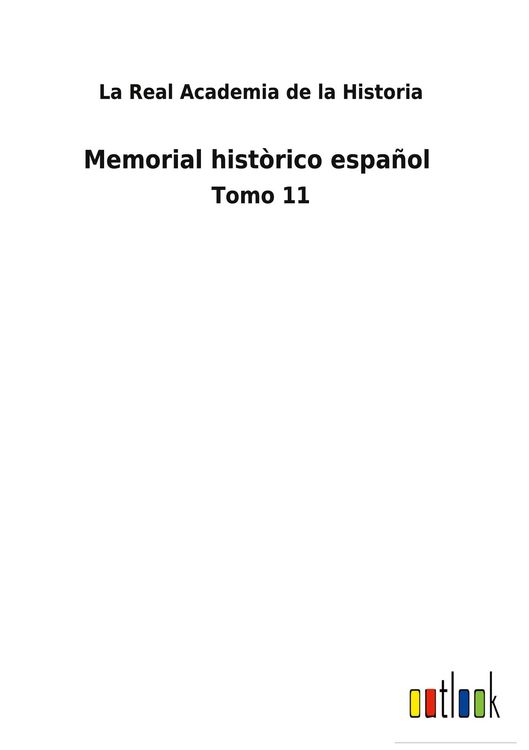 Produktbild: Memorial hist&ograve;rico espa&ntilde;ol