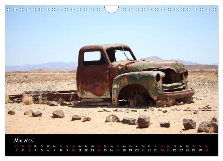 Produktbild: Faszination Namibia - Oldtimer mal anders (Wandkalender 2026 DIN A4 quer), CALVENDO Monatskalender
