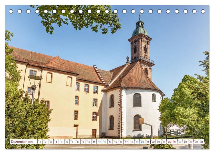 Produktbild: Villingen - historische und moderne Z&auml;hringerstadt (Tischkalender 2026 DIN A5 quer), CALVENDO Monatskalender