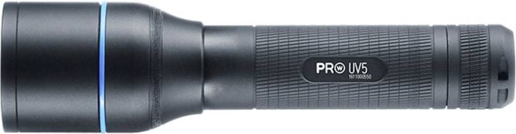 Walther Pro UV5 LED, UV-LED Taschenlampe mit Holster, mit Handschlaufe akkubetrieben, batteriebetrieben 3.5 h 140 g