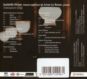 Produktbild: Shakespeare Songs