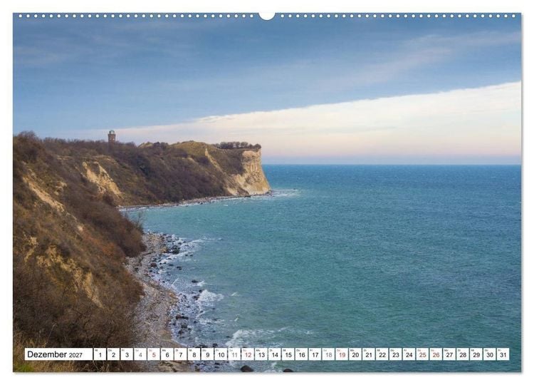 Produktbild: Insel R&uuml;gen - Die K&uuml;ste von Sellin bis Kap Arkona (Wandkalender 2027 DIN A2 quer), CALVENDO Monatskalender