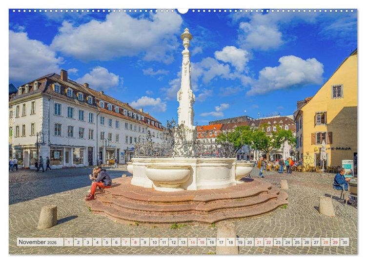 Produktbild: Saarbr&uuml;cken Impressionen (Wandkalender 2026 DIN A2 quer), CALVENDO Monatskalender