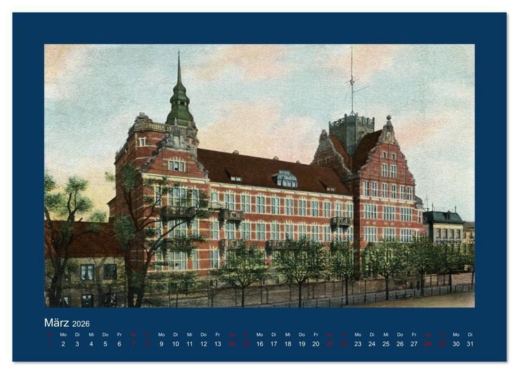 Produktbild: Lebendiges Hamburg von 1888 bis 1918 (Wandkalender 2026 DIN A4 quer), CALVENDO Monatskalender