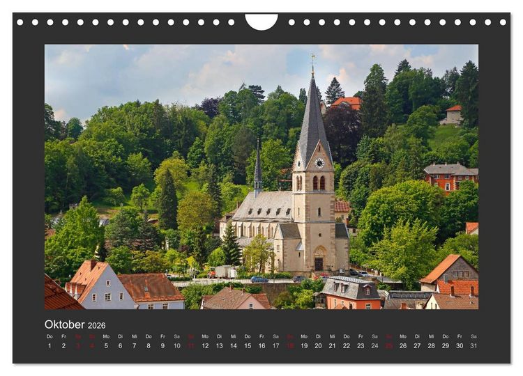 Produktbild: Kulmbach (Wandkalender 2026 DIN A4 quer), CALVENDO Monatskalender