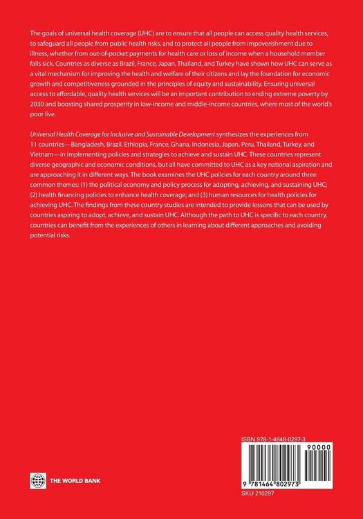 Produktbild: Universal Health Coverage for Inclusive and Sustainable Development