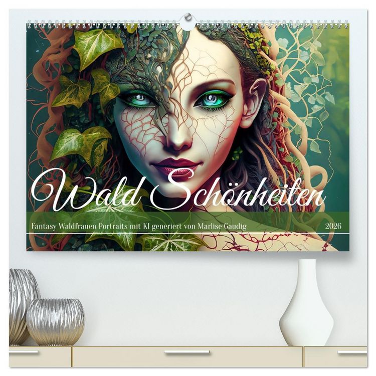 Produktbild: Wald Sch&ouml;nheiten (hochwertiger Premium Wandkalender 2026 DIN A2 quer), Kunstdruck in Hochglanz