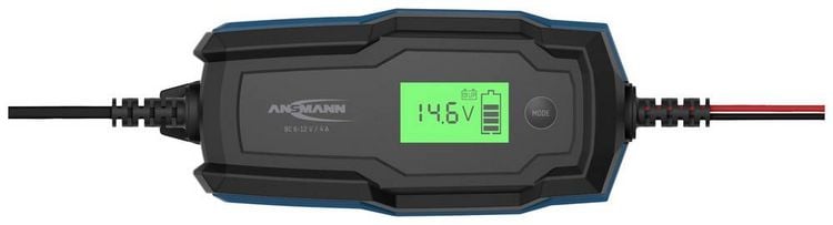 Produktbild: Ansmann BC 6-12V / 4 A 1001-0144 Kfz-Ladeger&auml;t, Werkstattladeger&auml;t, Batterie&uuml;berwachung, Kfz-Batterietester 6 V, 12 V 4 A