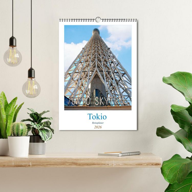 Produktbild: Tokio - Reiseplaner (Wandkalender 2026 DIN A3 hoch), CALVENDO Monatskalender