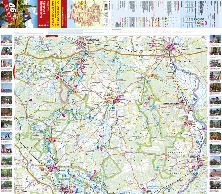 Produktbild: MARCO POLO Freizeitkarte 20 Spreewald, Niederlausitz 1:100.000