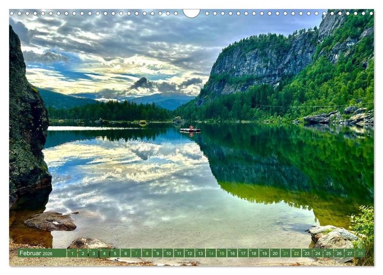 Produktbild: Erlebe mit mir das wilde Norwegen (Wandkalender 2026 DIN A3 quer), CALVENDO Monatskalender